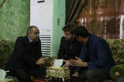 جانب من لقاء وفد اليونسيف مع رئيس قسم الاعلام السيد جمال الدين الشهرستاني